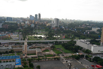 Aerial View of Nairobi Skyline – December 22, 2024