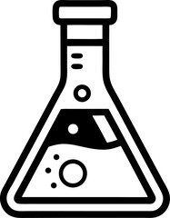 vector illustration of test tube