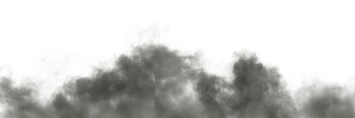 Dirt smoke pollution industrial cut-out transparent backgrounds effect 3d illustrations png