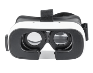 Virtual Reality Glasses isolated on transparent or white background