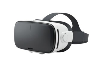 Virtual reality headset isolated on white background