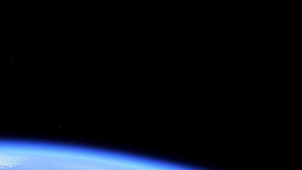 Space station orbiting above Earth with solar panels deployed, illustrating scientific exploration and futuristic technology, clean energy concepts - Powered by Adobe