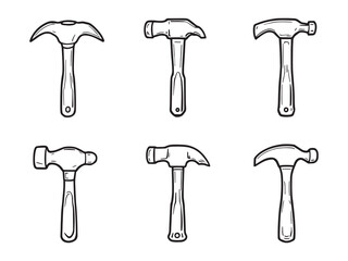 Hammer Line Art Collection