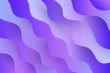 Abstract wavy texture with smooth gradient tones in purple and blue hues creating a modern blurred backdrop with soft flowing wave elements