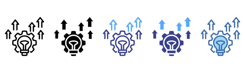 Evolution icon sheet multi style collection