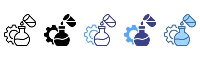 Experiment icon sheet multi style collection