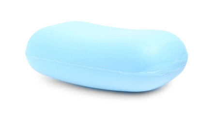 One soap bar isolated on white. Personal hygiene product