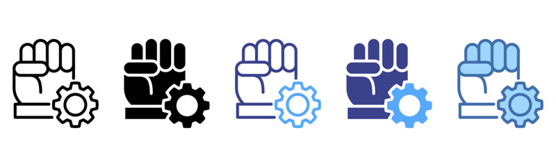 Revolution icon sheet multi style collection