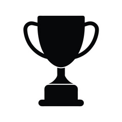 Gold Cup Isolated on White Background – Award and Victory Trophy Vector Illustration