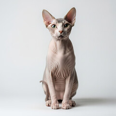 cat on white background