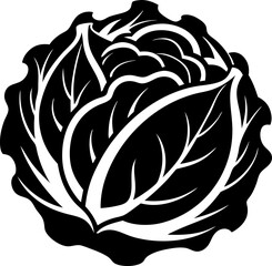 black and white vector illustration