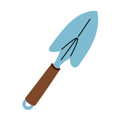 planting pot for a vegetable garden. An item for the soil. Gardening tools. Suitable for ecology, gardening, cleaning, household, packaging design, instructions, educational and infographic materials
