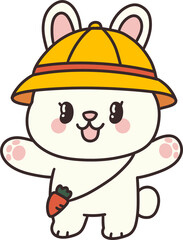 Obraz premium cute rabbit 