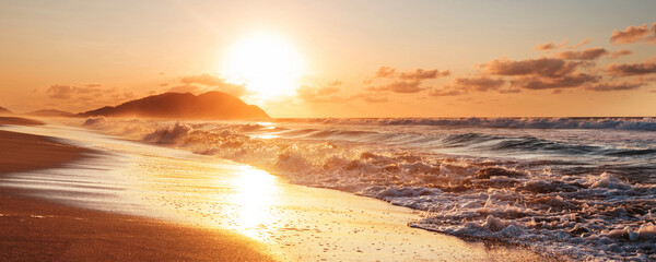 Sea sunset