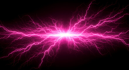 Plasma Radiation Field with Magenta Electric Swirls