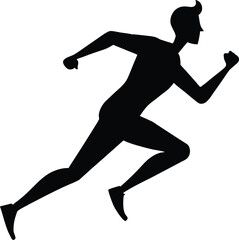 running man silhouette