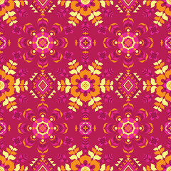 Geometric ethnic oriental pattern traditional design for background, wallpaper, wrapping, fabric, textile fashion wearing, Vector Geometric pattern illustration embroidery style. Geometric background.