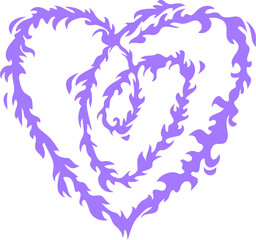 Burning Heart Tattoo