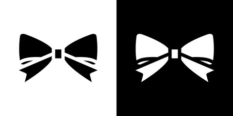 Ribbon icon Vector in flat style. Collection silhouettes