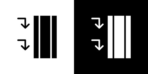 Insulation icon Vector in flat style. Collection silhouettes