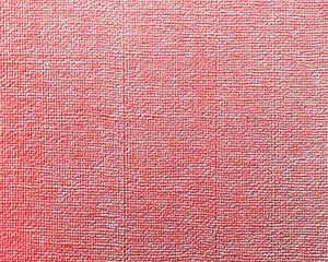 Fototapeta premium Close Up Red Textured Fabric Background, Detailed Coral Woven Material Texture