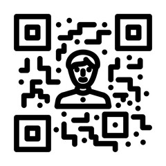 referral code affiliate program line icon vector illustration