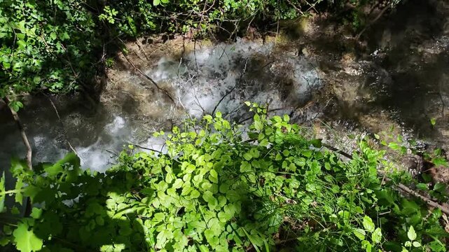 Bachkovo waterfalls cascade in Rhodopes Mountain, Plovdiv region, Bulgaria