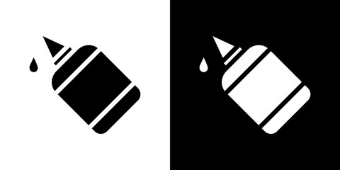 Glue icon Vector in flat style. Collection silhouettes