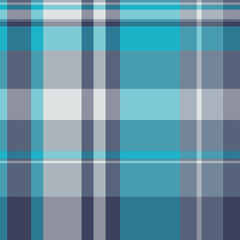 Stylish plaid pattern with cool blues greys. Versatile background for textiles, graphic design, or web layouts. Calming, geometric, modern feel.