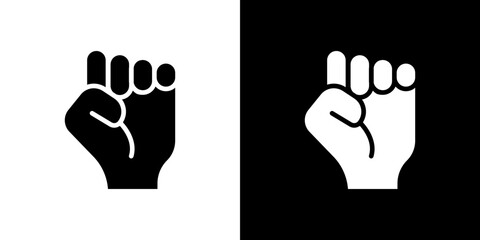 Empowerment icon Vector in flat style. Collection silhouettes