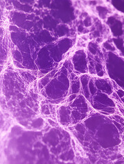 Abstract Cell Structure in Purple: A captivating close-up of a cellular structure, depicted in shades of violet, evoking a sense of depth and intricate design.