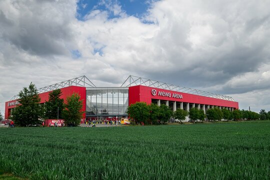 The Bundesliga match 1.FSV Mainz 05 vs Bayer 04 Leverkusen at Mewa Arena