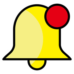 Notification Bell  Icon Element For Design