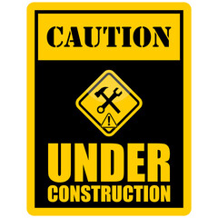 Fototapeta premium under construction, board and sign vector