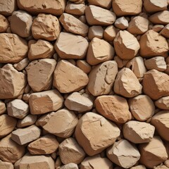 Warm beige rock wall, abstract texture  Natural earthy tones , decor, tileable, photo