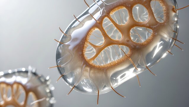 Unknown species of marine dinoflagellate genus. Lugol-preserved sample viewed at 400x magnification.