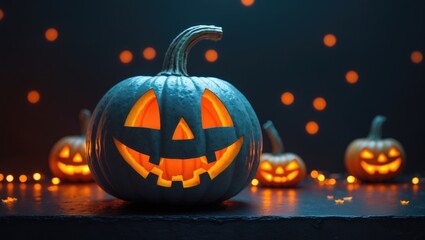 Fototapeta premium Background of pumpkins for Halloween