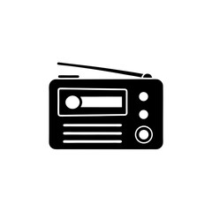 creative details Touchscreen radio icon vector illustration 