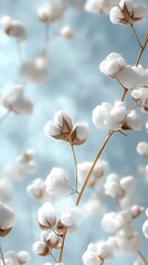 digital technology cotton texture poster background