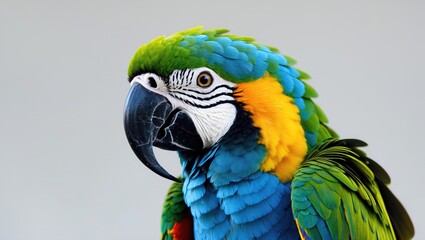 Fototapeta premium Isolated macaw parrot on a background