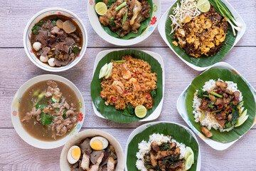 Tom Yum fried rice with shrimp