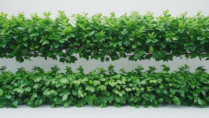 Obraz premium Clipping path included for isolated bush tree on white background