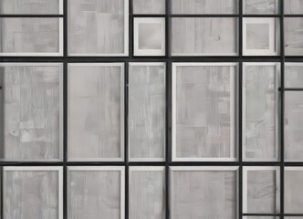Varied photo frame grid mockup; stylish collage effect in grid pattern ,  showcase,  digital