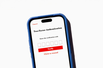 Smart phone with two-factor authentication