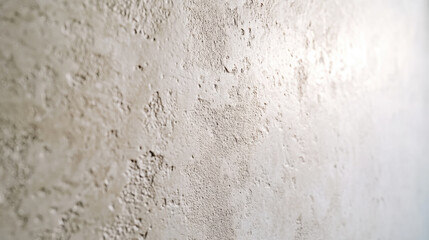 Fototapeta premium Textured concrete surface with light beam highlighting rustic wall finish