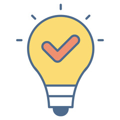 Fototapeta premium Solution Outline Color Icon Element For Design