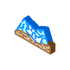 mobile phones e waste pollution isometric icon vector illustration