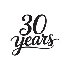 30 years hand lettering typography