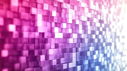 Fototapeta premium Abstract pattern of cubes in vibrant colors.