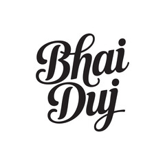 bhai duj hand lettering typography